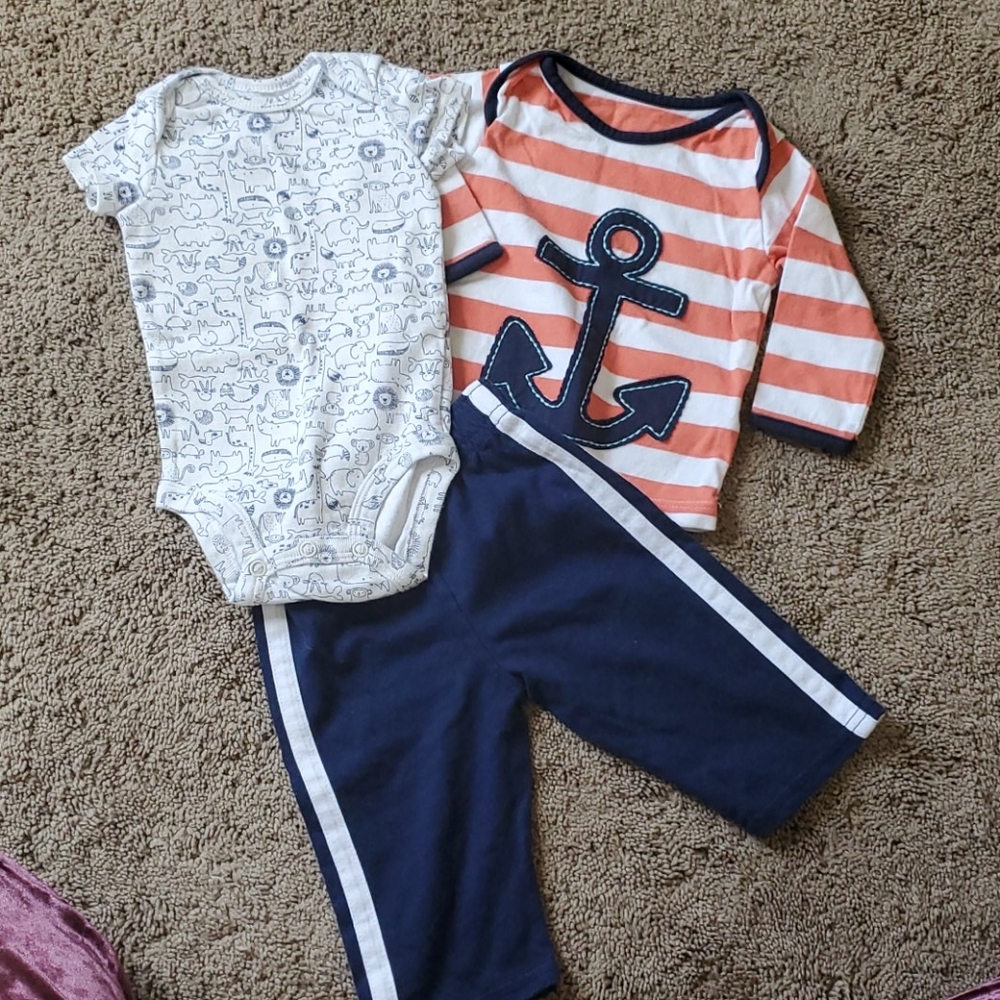 3/$10 lot of baby boys 3 months